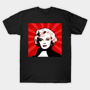 Marilyn Monroe | Red | Pop Art by William Cuccio T-Shirt